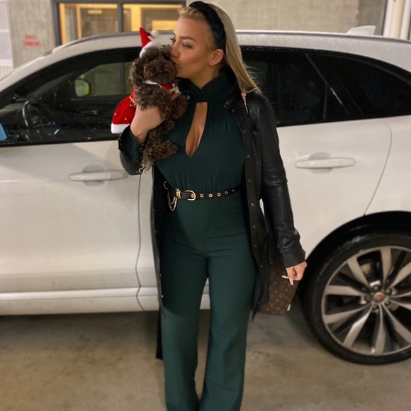 Emerald Green Guess by Marciano jumpsuit - Picture 6 of 6